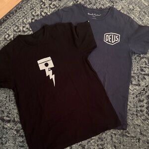 Black and Blue Short Sleeve Tees